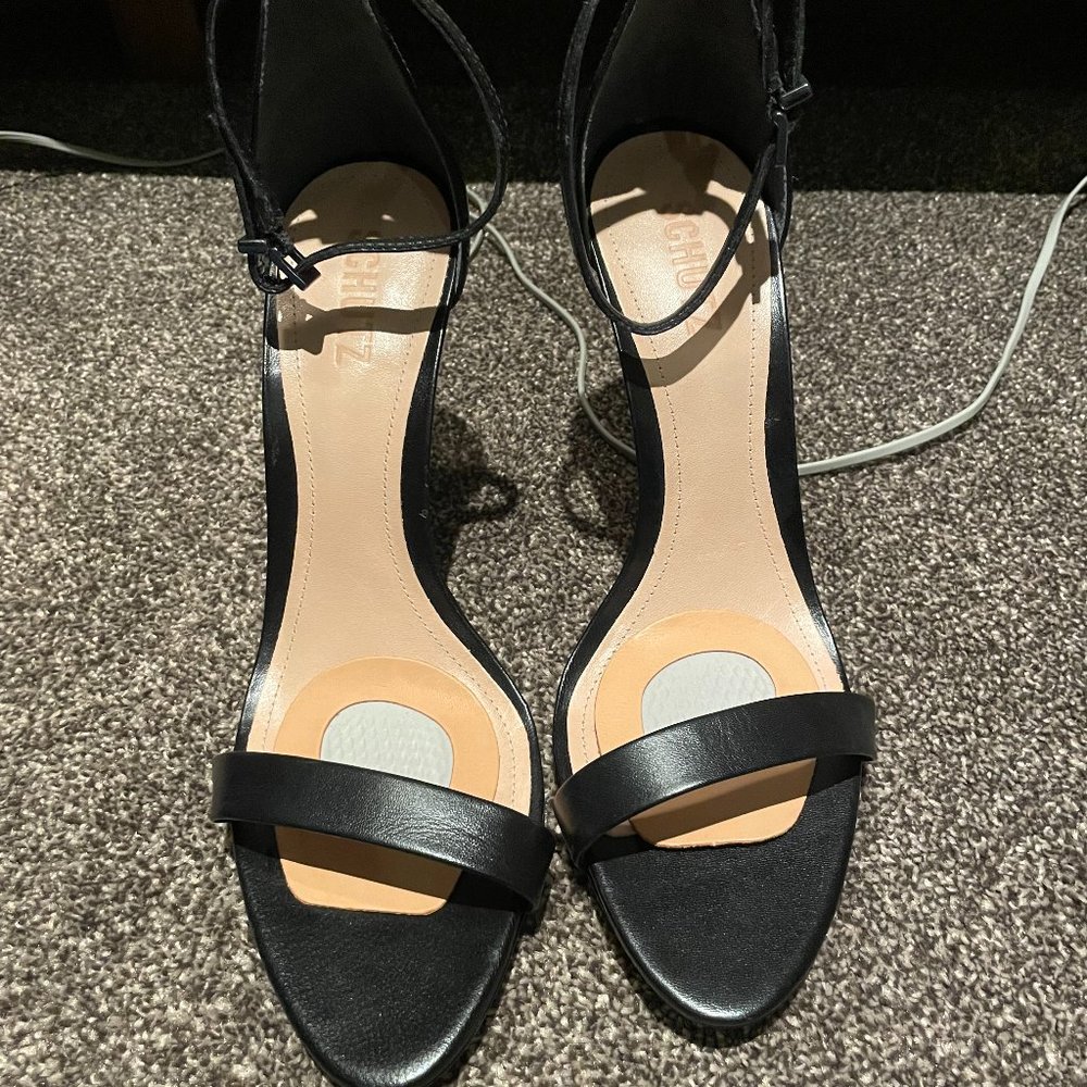 Schutz Cadey Lee Black Heels - Size 10.5 Wide